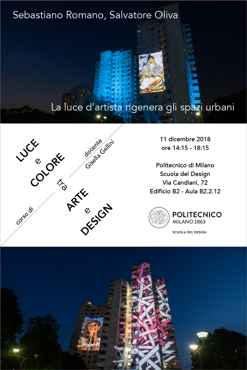 Lezione al Politecnico di Milano 2018